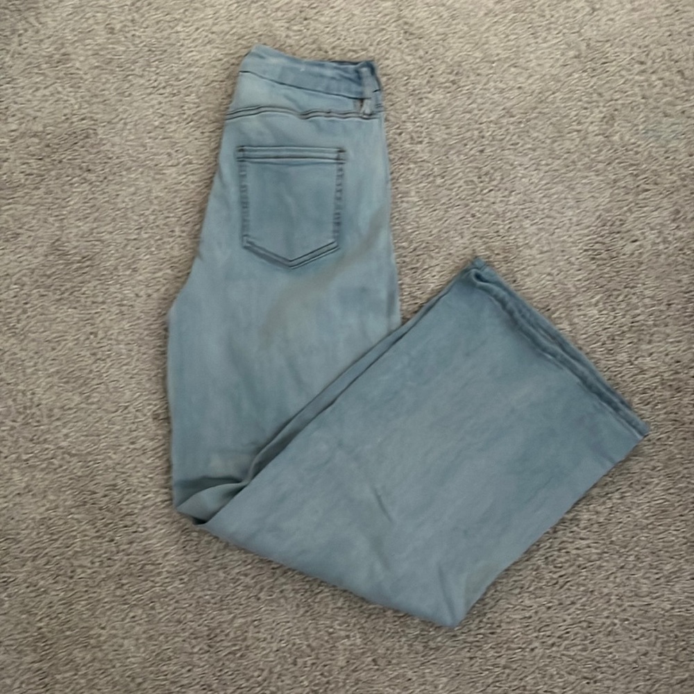 Rue 21 Ripped Wide Leg Jeans